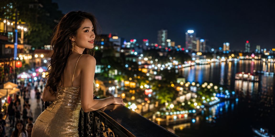 Người hâm mộ thể thao tại chợ đêm Hà Nội theo dõi kèo cá cược trên điện thoại